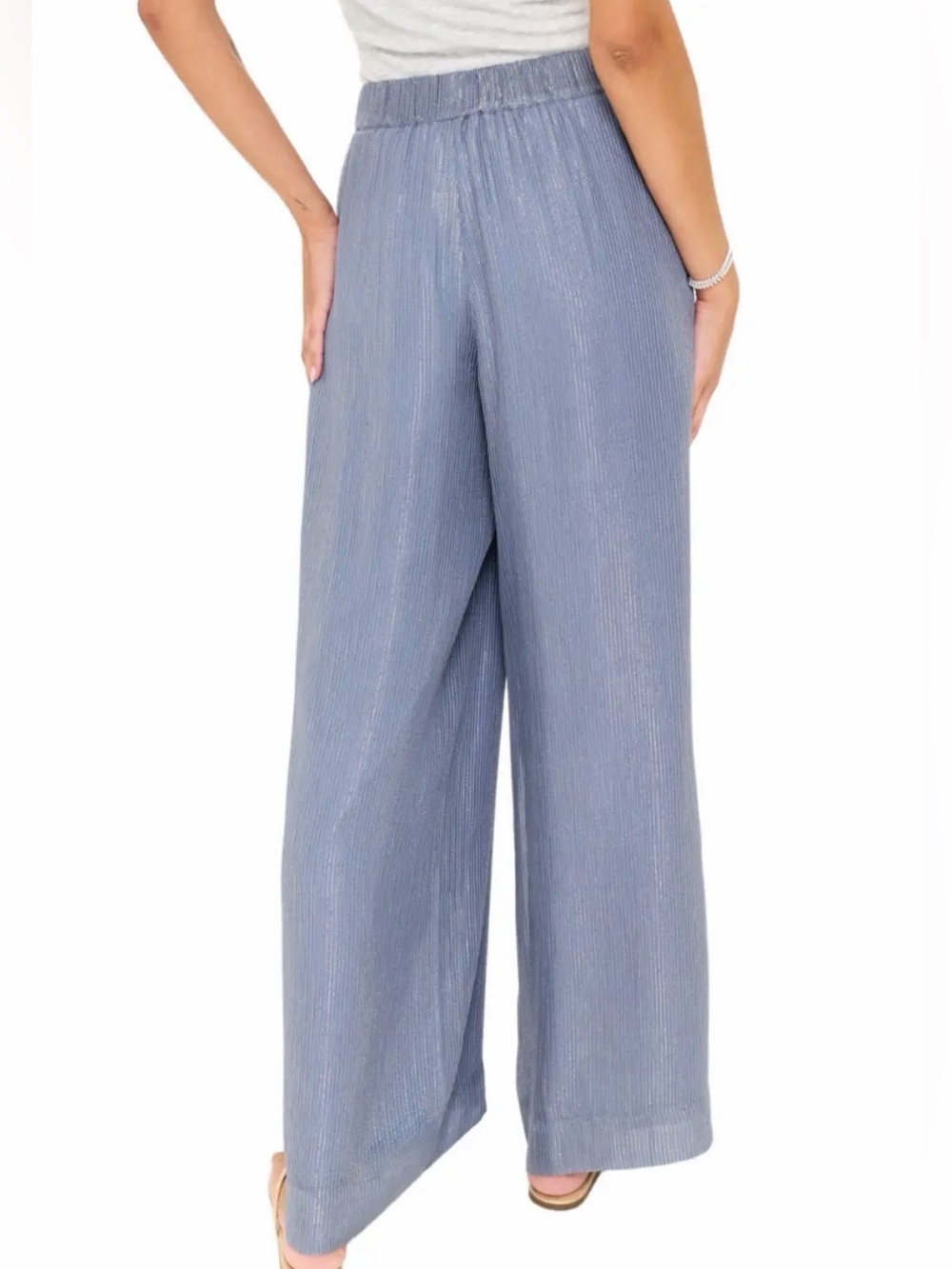 Cami NYC Wide-Leg light blue Pull-On camisole & Pants - Picture 4 of 4